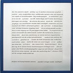 Jorge Eielson, Skulptur mit komprimierter Stimme, aus der Serie "Unteriridsche Skulpturen", 1966-1969