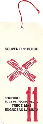 (14) Edgardo Antonio Vigo, Señalamiento XI, Souvenir des Schmerzes, 1972.