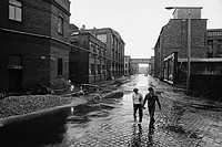 01 Leipzig Plagwitz, 1984. Historisches Industrieviertel, hier haben einige der Künstler ihr Atelier (Foto: Karin Plessing)