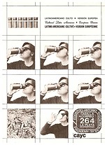 (13) Edgardo Antonio Vigo, Latinoamericano culto. Versión europea (Kulturalisierter Lateinamerikaner. Europäische Version), 1974