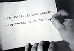 (17) Horacio Zabala, This Paper is a Jail, 1972