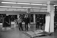 07 in der Ausstellung: Lutz Dammbeck, Christoph Tannert, Hans-Hendrick Grimmling (Foto: Karin Wieckhorst)